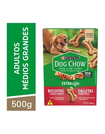 Biscoitos Dog Chow Carinhos Integral Maxi 500G