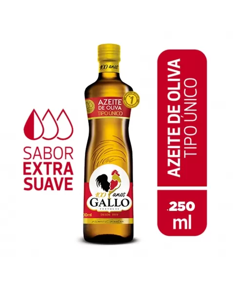 Azeite De Oliva Tipo Único Gallo Vidro 250Ml