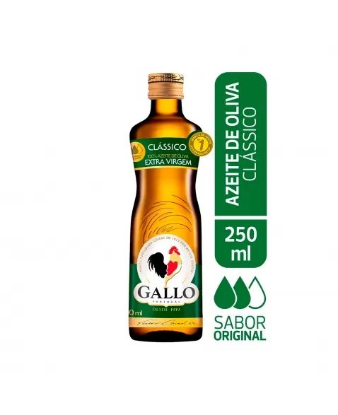 Azeite De Oliva Extra Virgem Gallo Vidro 250Ml