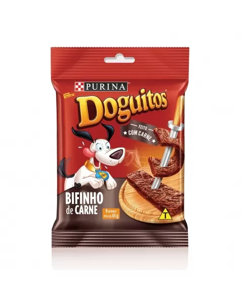 Petisco Doguitos Bifinho De Carne 65G