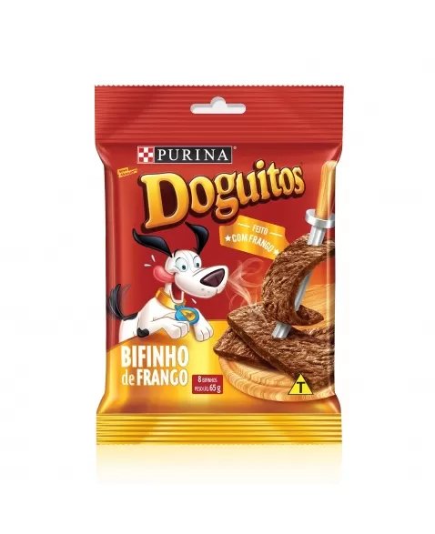 Petisco Doguitos Bifinho De Frango 65G