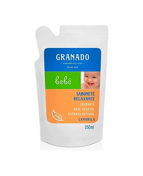 Refil Sabonete Líquido Bebê Camomila Granado 250Ml