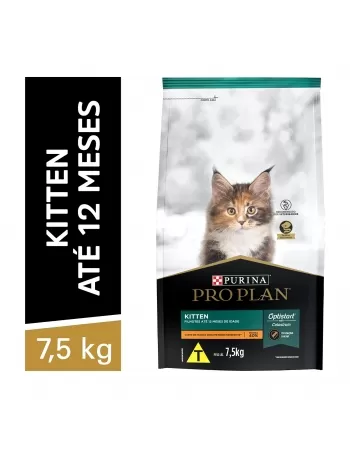 Ração Seca Proplan Cat Kitten Frango E Arroz 7,5Kg