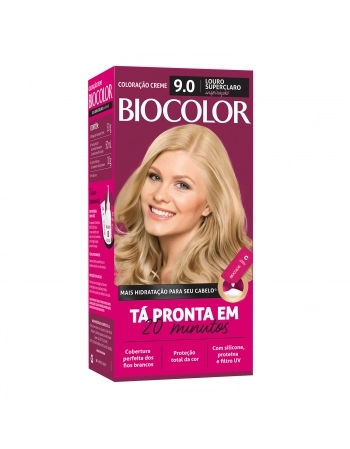 Tinta De Cabelo Biocolor Mini Kit Super Louro Abusoluto 9.0