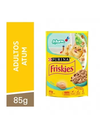 Ração Úmida Friskies Sachê - Sabor Atum Ao Molho 85G