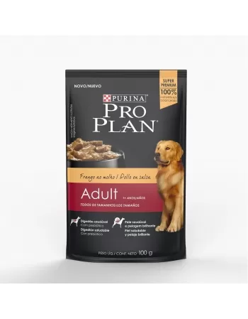 Ração Úmida Proplan Sachê Adulto - Sabor Frango 100G