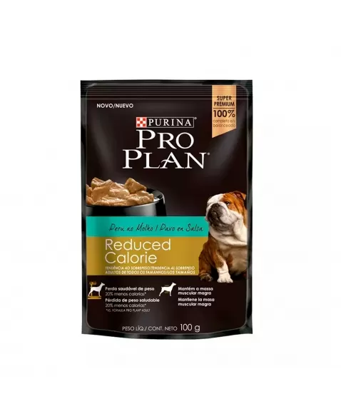 Ração Úmida Proplan Sachê Caloria Reduzida - Sabor Peru 100G