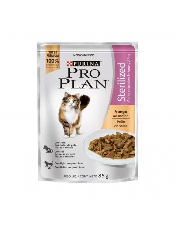 Ração Úmida Proplan Sachê Cat Adulto - Sabor Frango 85G