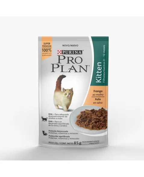 Ração Úmida Proplan Sachê Filhotes - Sabor Frango 85G