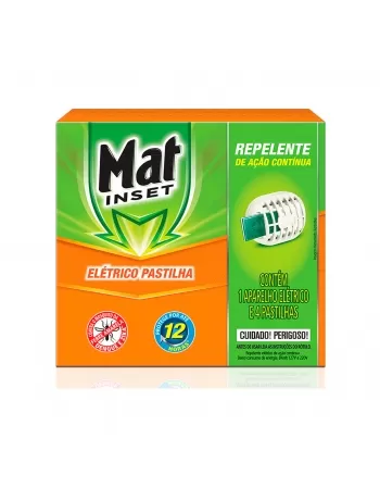 Mat Inset Aparelho Elétrico + 4 Refis Pastilha