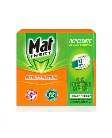 Mat Inset Aparelho Elétrico + 4 Refis Pastilha