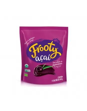 Açai Footy Polpa Orgânica Com 4X100G