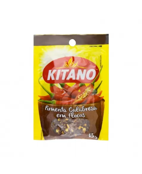 Tempero Pimenta Calabresa Em Flocos Kitano 13G