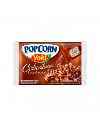 Popcorn Micro-Ondas Cobertura De Chocolate Yoki 160G