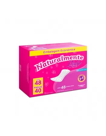 Protetor Diário Naturalmente Daily - Leve 48 Unidades Pague 40 Unidades