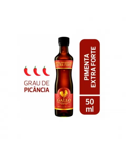 Pimenta Com Azeite De Oliva Gallo Tipo Único Extra Forte 50Ml