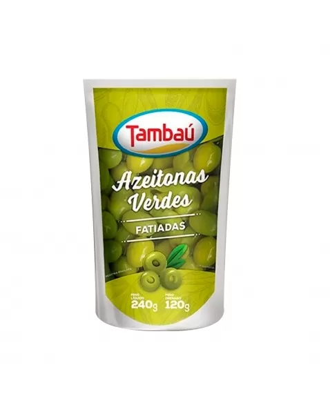 Azeitona Verde Fatiada Pouch Tambaú 120G