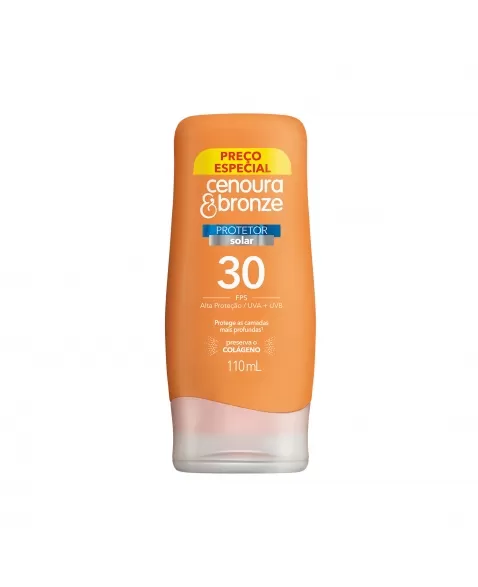 Protetor Solar Fps 30 Cenoura E Bronze 110Ml - Promo