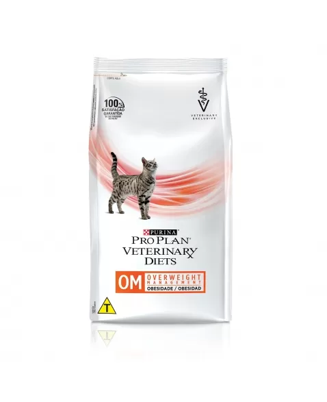 Ração Seca Proplan Veterinary Diets Obesity Para Gatos 1,5Kg