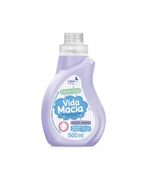 Amaciante Infantil Vida Macia Glicerina & Amêndoas 500Ml