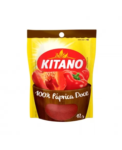 Tempero Paprica Doce Em Pó Kitano 12G