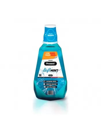 Enxaguante Bucal Soft Mint Prozent Leve 500Ml Pague 350Ml