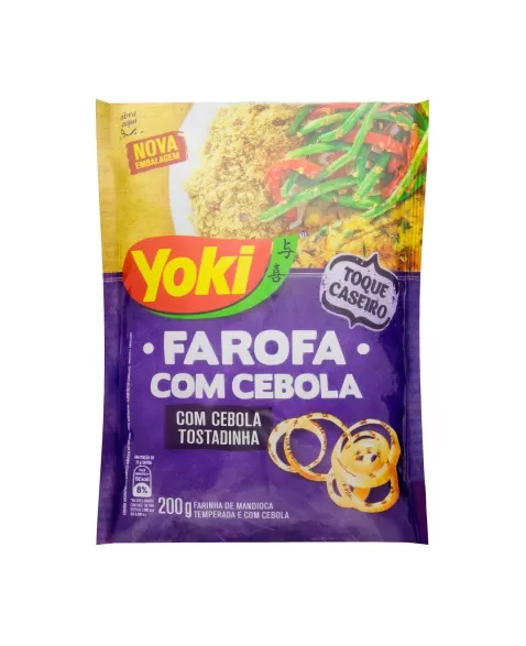 Farofa Com Pedaços De Cebola Yoki 200G