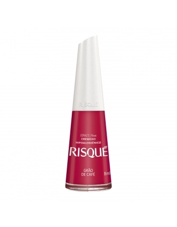 Esmalte Risqué Rosas Cremoso Grão De Café 8Ml - Caixa Com 6 Unidades Nu