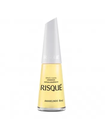 Esmalte Risqué Coloridos Cremosos Amarelindo 8Ml - Caixa Com 6 Unidades Nu