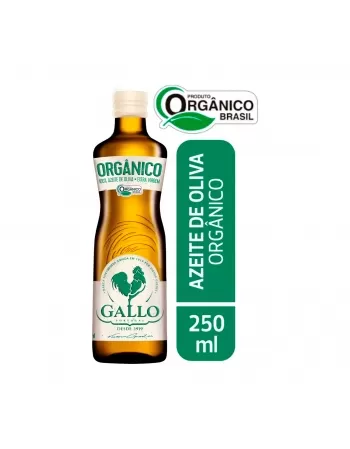 Azeite De Oliva Extra Virgem Orgânico Gallo Vidro 250Ml