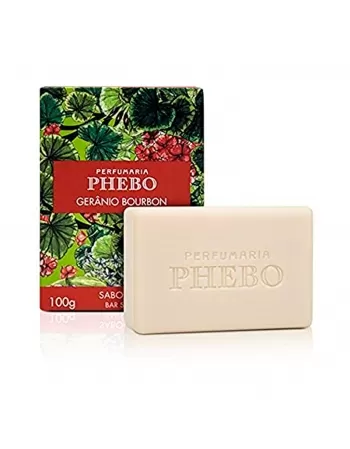 Sabonete Em Barra Gerânio Bourbon Phebo 100G