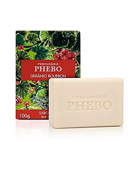 Sabonete Em Barra Gerânio Bourbon Phebo 100G