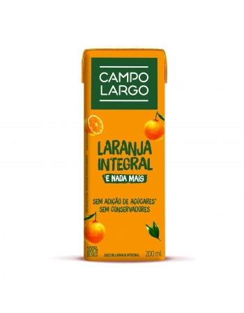 Suco De Laranja Caixa Campo Largo 200Ml