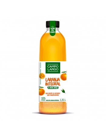 Suco De Laranja Pet Campo Largo 1350Ml