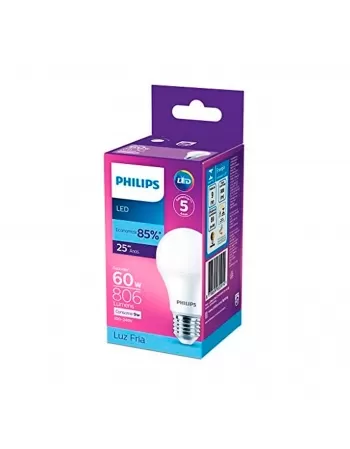 Lâmpada Philips Led Bulbo 9W (60W) 806 Lúmens