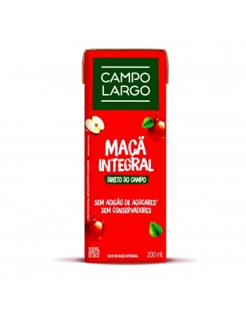 Suco De Maça Caixa Campo Largo 200Ml