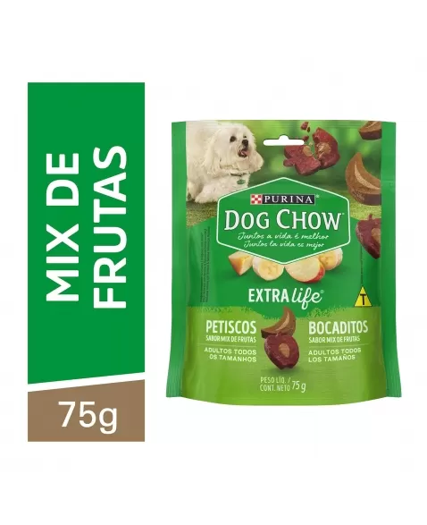 Biscoito Dog Chow Carinhos Mix Frutas 75G