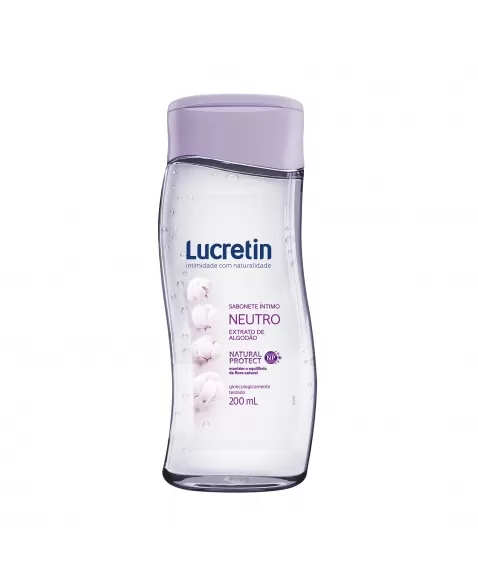 Sabonete Líquido Íntimo Lucretin Neutro 200Ml