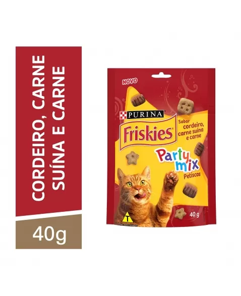 Petisco Friskies Party Mix De Carnes 40G