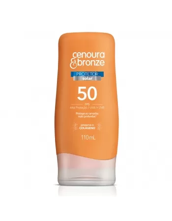 Protetor Solar Cenoura E Bronze Fps50 Com 110Ml