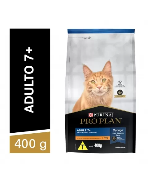 Ração Seca Proplan Para Gatos Adultos Vital Age 400G