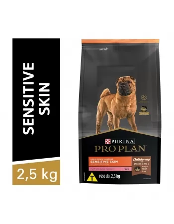 Ração Seca Proplan Dog Sensitive Skin Para Cães Adultos 2,5Kg