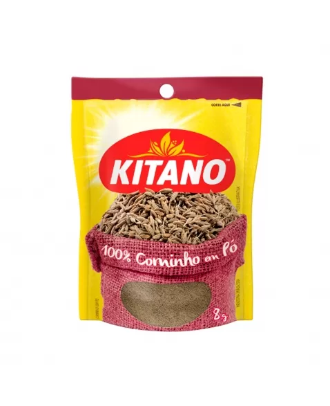 Tempero Cominho Em Pó Kitano 8G