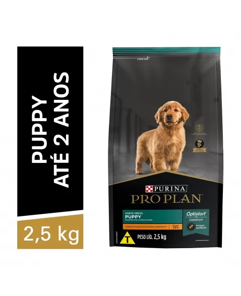 Ração Seca Proplan Dog Puppy Complete Optistart - Sabor Frango E Arroz 2,5Kg