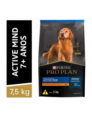 Ração Seca Proplan Dog Active Mind 7+ 7,5Kg