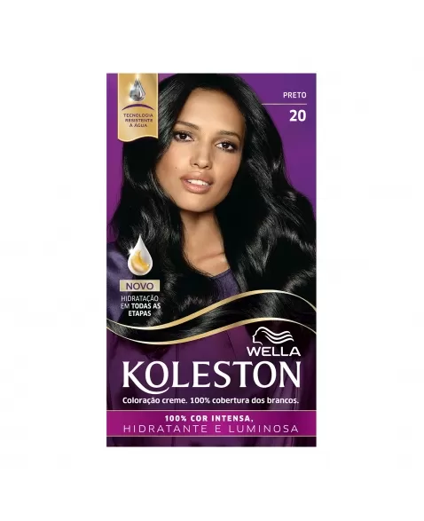 Tinta De Cabelo Koleston Preto 20