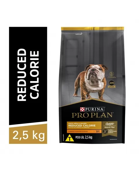 Ração Seca Proplan Para Cães Adultos Reduced Calorie 2,5Kg