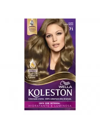 Tinta De Cabelo Koleston Louro Cinza Médio 71