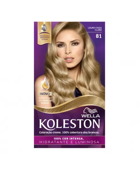 Tinta De Cabelo Koleston Louro Cinza Claro 81