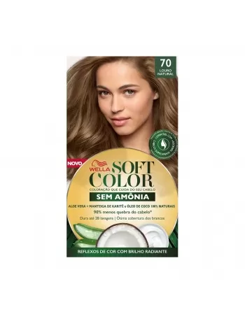 Tinta De Cabelo Soft Color Louro Natural 70